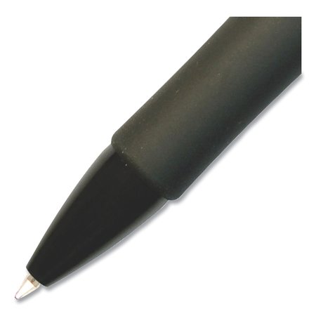 Stride StrideRio Gel Pen, Retractable, Medium 0.7 mm, Black Ink, Translucent Black Barrel, 12PK 52001